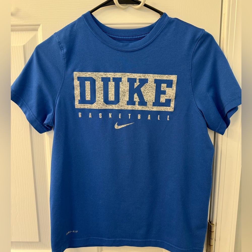 Nike Duke Basketball blue devils  dry fit YL college